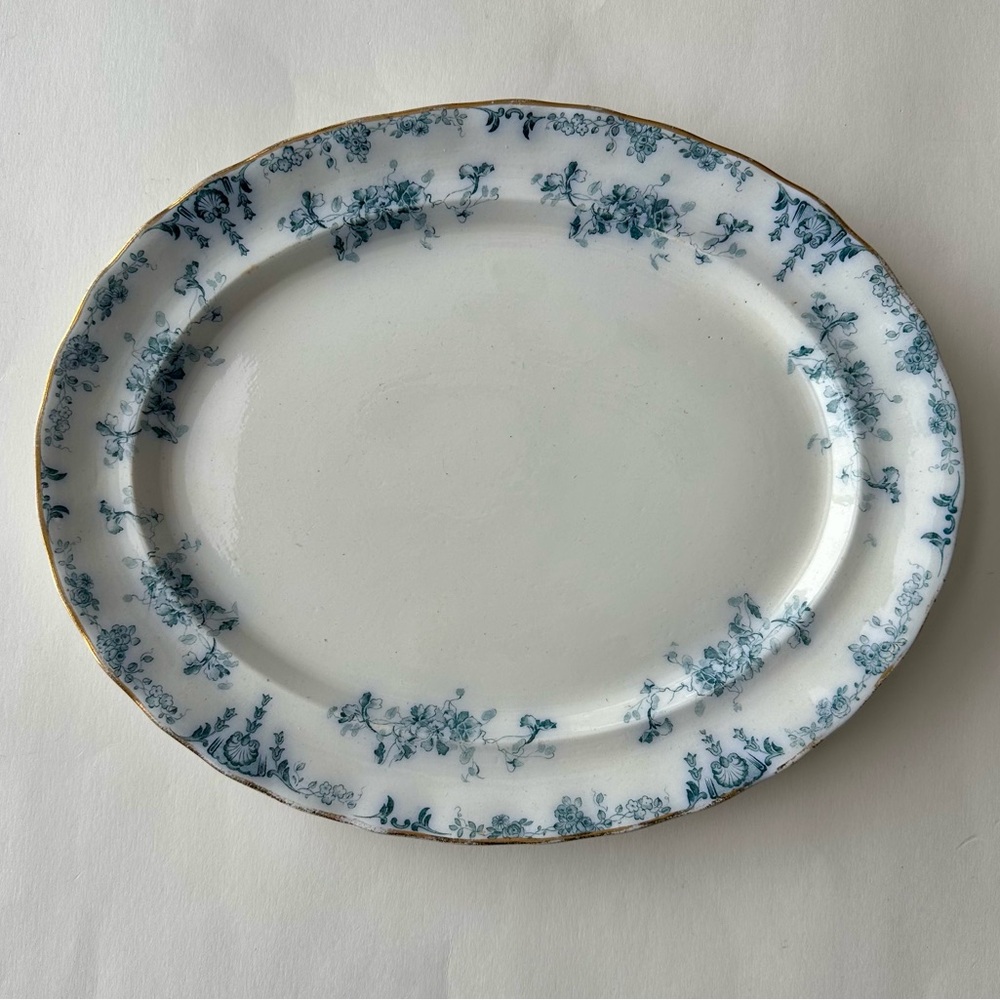 Antique Furnivals 13.75” Platter Melville Pattern